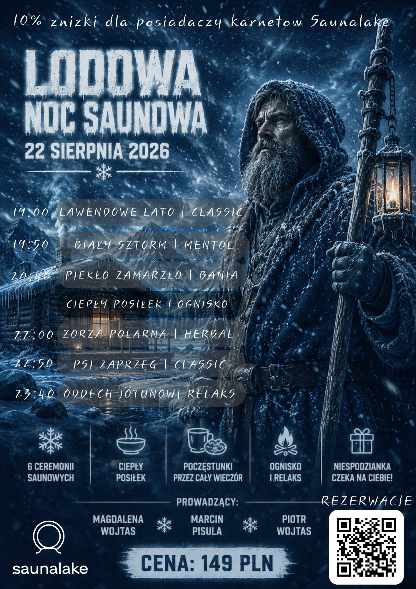 Lodowa Noc Saunowa - 22 sierpnia 2026